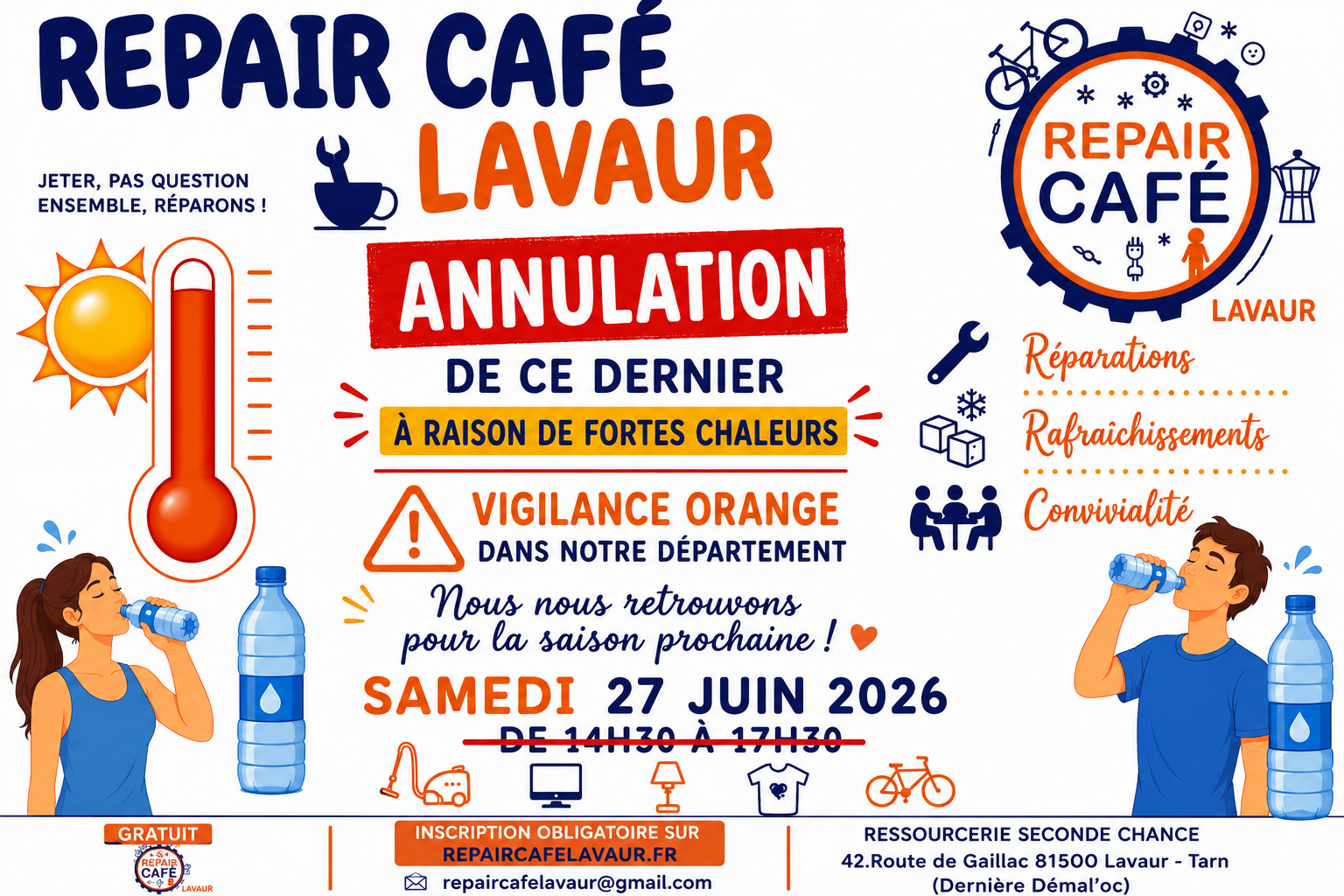 Repair Café Lavaur # 35 - Le dernier de la saison 4